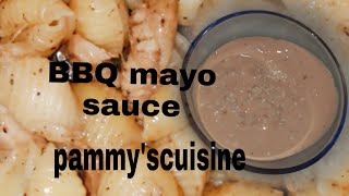 BBQ mayo very easy and delicious  BBQmayosauce recipe in shortsbbqmayosaucepammyscuisinestudio [upl. by Felice]