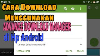 Cara download menggunakan ADM di hp android [upl. by Angelita]