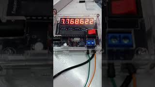 Amazing The frequency counter works to test the oscilloscopeelectronics oscilloscope [upl. by Gerta]