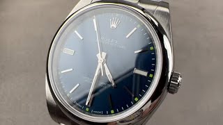 Rolex Oyster Perpetual 39 114300 Rolex Watch Review [upl. by Oslec]