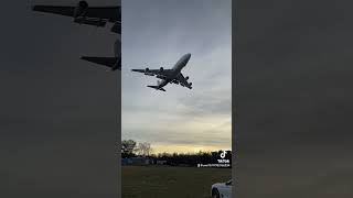 Frankfurt to iad 747 plane spotting [upl. by Avlem]