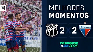 PENTACAMPEÃO Leão reage e conquista o Campeonato Cearense  Melhores Momentos  Ceará 2x2 Fortaleza [upl. by Retsae]