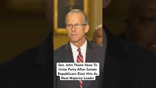 Senate GOP Elects Sen John Thune SD To Replace Sen Mitch McConnell KY As Their New Leader [upl. by Takara]