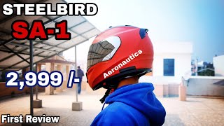 Steelbird SA1  Aeronautics Helmet [upl. by Teri]