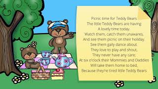 Music Teddy Bears Picnic Vocal Music Education Childrens Song Virtual School Bears FUN KIDS [upl. by Cardie210]