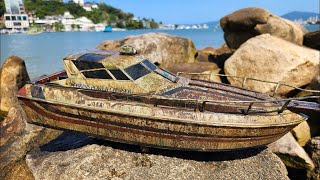 Restoration of an Incredible Old RC Boat [upl. by Ajiam]