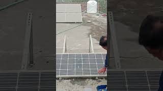 How to clean solar panels solarpanel [upl. by Annonyw681]