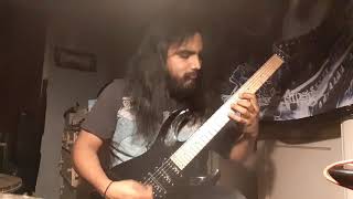 Raw Black Metal Guitar Riff Ideas 2019 Preview of collaboration song w Funerarium [upl. by Ymeraj]