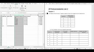 2P2PY Frekvenstabeller i ExCel [upl. by Sibbie]