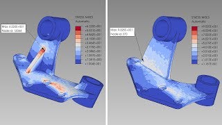 PrePoMax amp CalculiX  RemeshingUsing different geometry [upl. by Nonnac]