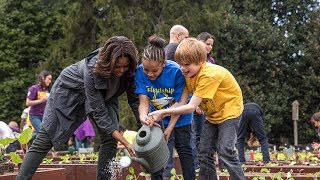 The 6th Annual White House Kitchen Garden Planting [upl. by Wentworth]