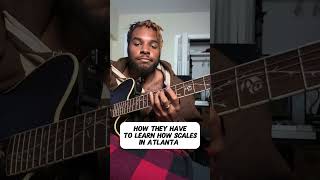 The Outkast Natural Minor scale guitarlessons [upl. by Akinam]