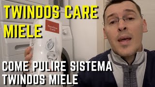 Come fare la PULIZIA SISTEMA TWINDOS lavatrice Miele con TWIN DOS CARE [upl. by Imeaj]