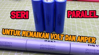 Cara Membuat Rangkaian Seri dan Paralel dengan Mudah Rangkaian Listrik Sekolah Dasar SD [upl. by Eves480]