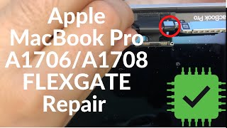 Apple MacBook Pro 20162017 A1706 A1708 FLEXGATE No Backlight Repair Process by Apple Pie Tech [upl. by Jadwiga811]