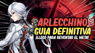 ¡GUIA COMPLETA DE ARLECCHINO La Mejor Build Artefactos Equipos Armas y Combos  Genshin Impact [upl. by Giustina]