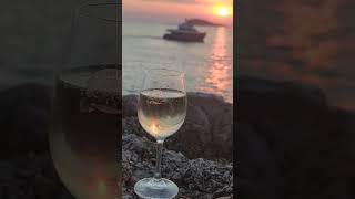 Drinking Malvazija Wine In Croatia Cavtat🇭🇷🇭🇷 croatia explorethebeautyofnature travel [upl. by Duncan537]