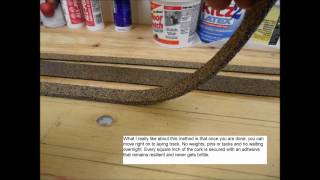 Another Way To Install Cork Roadbed On A Model Railroad [upl. by Floris]