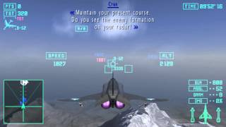 Ace Combat X Skies of Deception  Mission 1 Skies of Deception  Intro [upl. by Nyral]