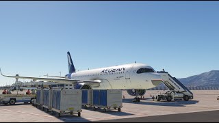 MSFS  Athens LGAV  Heraklion LGIR  Athens LGAV  A320neo  Aegean Airlines [upl. by Kandy]