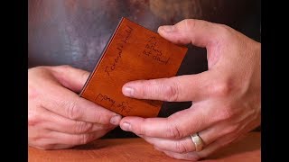 How to burnish Leather edges for great looking results [upl. by Tuckie530]