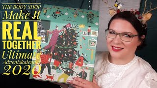 THE BODY SHOP Ultimate Adventskalender 2020  Make it real together  Unboxing  Verlosung [upl. by Wolk]