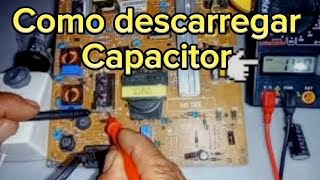 como descarregar capacitor eletrolítico [upl. by Karrah797]