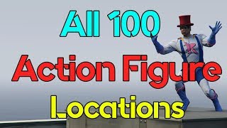 All 100 Action Figure Locations in GTA Online [upl. by Nnylsia]