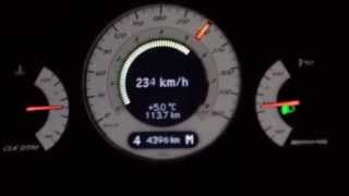 C55 AMG Kompressor Supercharged TModel with CLK DTM engine acceleration 100275 kmh [upl. by Isolde]