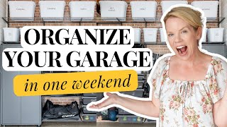 Garage Organization and Storage Ideas  Organizing Makeover [upl. by Eiroc]