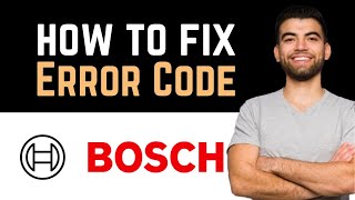 ✅ How To Fix Bosch Dishwasher E31 Error Code Full Guide [upl. by Bekah]