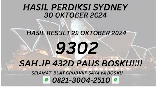 PREDIKS SIDNEY 30 OKTOBER 2024 BOCORAN SIDNEY HARI INI RUMUS SYDNEY JITU HARI INI SDY HARI INI [upl. by Ethban490]