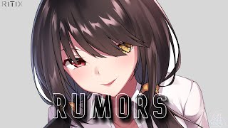 Nightcore – NEFFEX  Rumors Lyrics [upl. by Eednyl511]