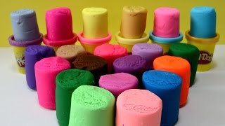 20 Surprise Eggs PlayDoh Unboxing [upl. by Nosoj]