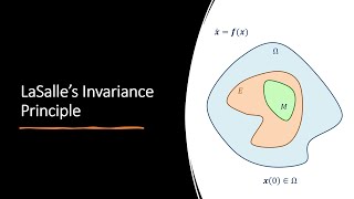 Nonlinear control systems  31 LaSalles Invariance Principle [upl. by Ocer]