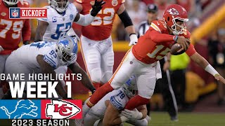 Detroit Lions vs Kansas City Chiefs Game Highlights  NFL 2023 Week 1 [upl. by Ailaham]