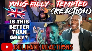 Yung Filly  Tempted Official Video  AMERICAN REACTION 🔥🔥🔥 TRASH [upl. by Nalad591]