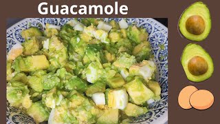 como hacer un guacamole con huevo [upl. by Gertie]