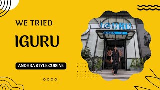 Tastiest thali in Hyderabad  Iguru Telugu Cuisine  Hyderabad Delicious Food Series 1 [upl. by Anirol]