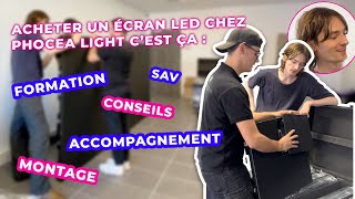 Acheter un écran LED chez Phocea Light amp Media c’est ça [upl. by Yemrots]