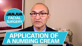 APPLICATION OF A NUMBING CREAM  DR TANVEER JANJUA  NEW JERSEY [upl. by Jonati]