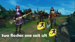 two flashes one cait ult [upl. by Ehcadroj]