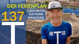 Der URLAUBS NOTFALL und KURZPLAN 1800m  TRAININGSPLAN no 137 [upl. by Ronda]