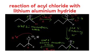 Reaction of Acyl chlorides with Lithium Aluminium Hydride [upl. by Madian]