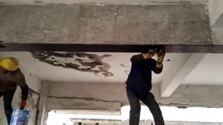 how to strengthening a concrete beam with carbon fiber reinforced polymer [upl. by Brote234]