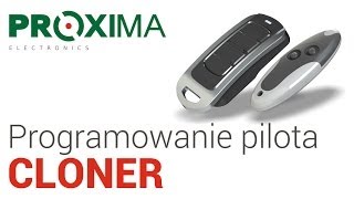 Programowanie pilota Cloner V3  Proxima [upl. by Noram]