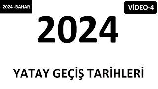 2024 YATAY GEÇİŞ TARİHLERİ 2024 BAHAR DÖNEMİ GEÇİŞ TARİHLERİ YATAY GEÇİŞ VİDEO4 [upl. by Ahsinit362]