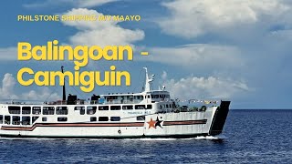 Ferry from Balingoan to Camiguin  MV Maayo  Timelapse  Philippines [upl. by Feigin]