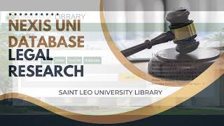 Nexis Uni Legal Research Tutorial [upl. by Hasin129]