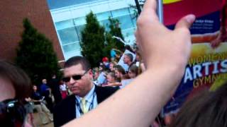 Shawn Johnson Signing Autographs Visa Championships 2012 [upl. by Hairaza]